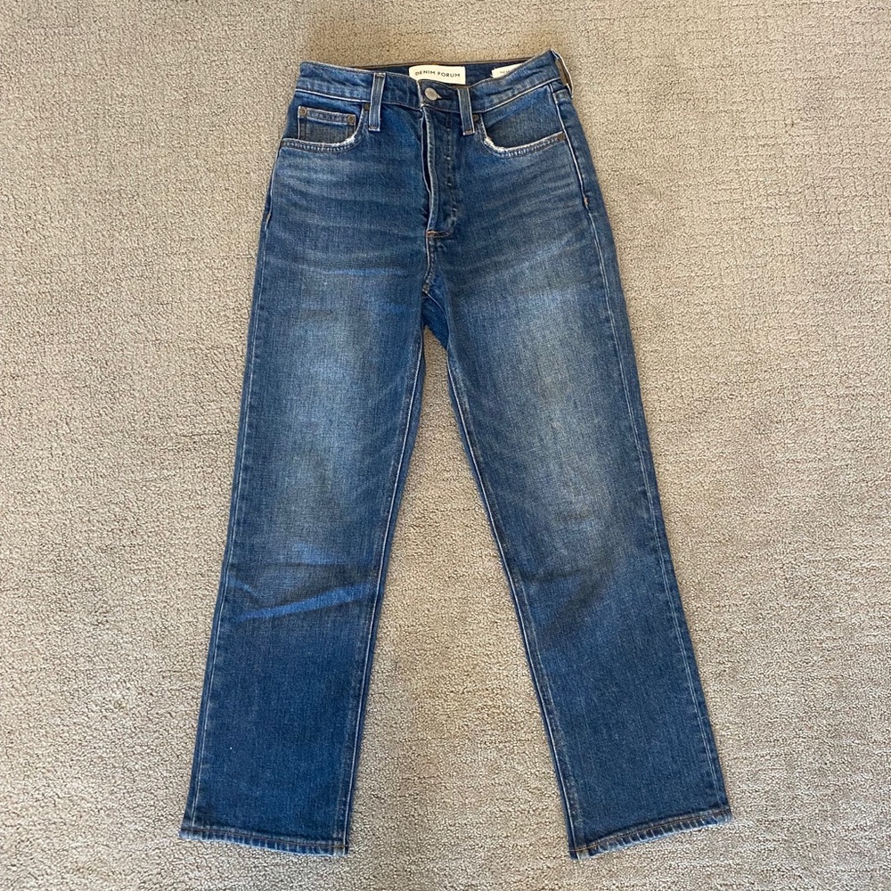 Denim Forum Arlo High Rise Straight